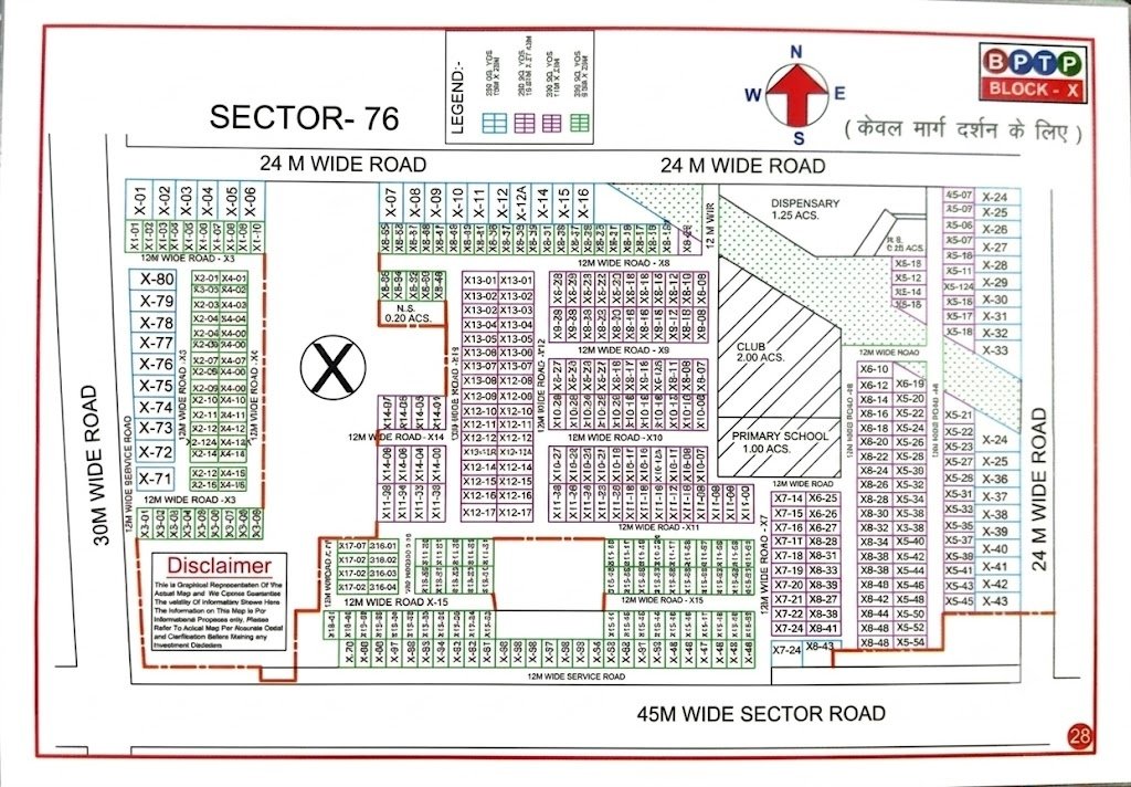 X Block BPTP Sector 76